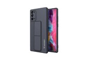 Telefon - Pokrowiec i etui - Wozinsky Kickstand Case Silicone Case with Stand Samsung Galaxy Note 20 Case Navy Blue - 9111201941113