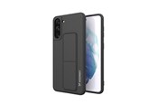 Telefon - Pokrowiec i etui - Wozinsky  Kickstand Case Silicone Case with Stand Case Samsung Galaxy S21+ 5G Black - 9111201941397