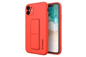 Telefon - Pokrowiec i etui - Wozinsky Kickstand Case Silicone Case with Stand Case for Xiaomi Redmi 10X 4G / Xiaomi Redmi Note 9 Red - 9111201942004
