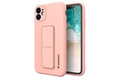 Telefon - Pokrowiec i etui - Wozinsky Kickstand Case Silicone Case with Stand Case Samsung Galaxy A72 4G Pink - 9145576226605