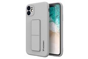 Telefon - Pokrowiec i etui - Wozinsky Kickstand Case Silicone Case with Stand Case Samsung Galaxy A22 4G Grey - 9145576226834