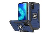 Telefon - Pokrowiec i etui - Wozinsky Ring Armor Armored Hybrid Case Cover + Magnetic Holder Samsung Galaxy A03s Blue - 9145576243244