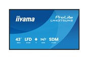 Monitory reklamowe i Telewizory hotelowe - iiyama ProLite LH4375UHS-B2AG 43" Class (42.5" viewable) LED-backlit LCD display - 4K - for digital signage - LH4375UHS-B2AG