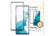 Telefon - szklo ochronne - Wozinsky Super Durable Full Glue Tempered Glass Full Screen Protector With Frame Case Friendly Samsung Galaxy A53 5G Black - 9145576238684