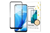 Telefon - szklo ochronne - Wozinsky Super Durable Full Glue Tempered Glass Full Screen Protector With Frame Case Friendly OnePlus Nord N200 5G Black - 9145576238714