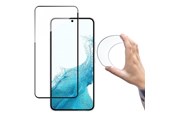 Telefon - szklo ochronne - Wozinsky Full Cover Flexi Nano Glass Film Tempered Glass with Frame Samsung Galaxy S22+ (S22 Plus) Clear - 9145576242056