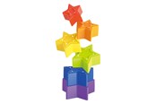 Zabawki dla niemowlat - Toi-Toys Little Stars Baby Stacking Tower Star 6pcs. - 72646A