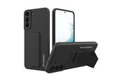 Telefon - Pokrowiec i etui - Wozinsky Kickstand Case Silicone Case with Stand Samsung Galaxy S22+ Case Black - 9145576247631