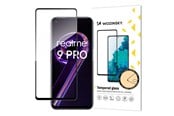 Telefon - szklo ochronne - Wozinsky Super Durable Full Glue Tempered Glass Full Screen Protector with Frame Case Friendly Realme 9 Pro Black - 9145576245798