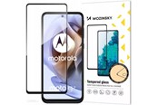 Telefon - szklo ochronne - Wozinsky Full Glue Tempered Glass Moto G51 Full Screen Protector with Frame Black - 9145576245712