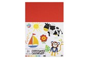 Kreatywne gry - Creative Craft Group Ribbed Craft Cardstock A4 8 Sheets 8 Colors - 110014