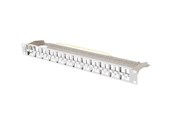Akcesoria sieciowe - Lanberg Patch Panel Blank 48-Port 1U 19" FTP for Keystone Modules Grey - PPKS-1248-S