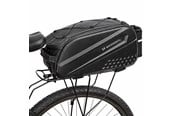 Akcesoria rowerowe - Wozinsky Bicycle Luggage Rack Bag with Long Strap - Black - 5907769384905