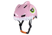 Akcesoria rowerowe - Wozinsky Children's Bicycle Helmet  Dinosaur Motif 52-56 cm - Pink - 5907769381171