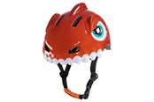 Akcesoria rowerowe - Wozinsky Children's bicycle helmet  dinosaur motif 52-56 cm - red - 5907769381164