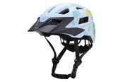 Akcesoria rowerowe - Wozinsky  Children's MTB Bicycle Helmet with Detachable Visor 48-52 cm - Light Blue - 5907769381119
