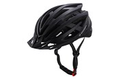 Bike Lights - Wozinsky  MTB Bike Helmet with Detachable Visor and USB Rear Light 57-62 cm - Black - 5907769380907