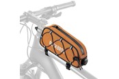 Akcesoria rowerowe - Rockbros 30120045004 ROAD TO SKY bicycle bag for the top frame tube waterproof 0.7L - orange - 30120045004