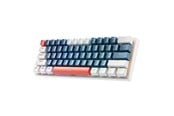 Klawiatura - Machenike K500-B61 Wired Mechanical Backlit Gaming Keyboard Blue Switch - Blue & White - Niebieski - K500-B61 Wired RGB Blue Switch Blue