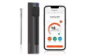 Urzadzenia kuchenne - inne - Meatmeet S Pro Kitchen Thermometer with Bluetooth/WiFi App for Grill Oven Smoker - Grey - Meatmeet S Pro