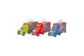 Samochody i pojazdy - Toi-Toys Turbo Racers Truck with Race Cars 3pcs. - 39968Z