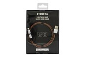 Kabel USB - Deltaco Streetz IPLH-241 - data / power cable - Lightning / USB - 1 m - IPLH-241