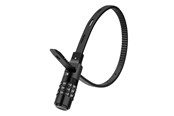 Akcesoria rowerowe - Rockbros 3240001001 bicycle lock for 0.5 m combination - black - 3240001001