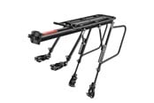 Akcesoria rowerowe - Rockbros 33210004001 bicycle rack with shelf - black - 33210004001