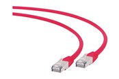 Kabel sieciowy - Gembird Cablexpert patch cable - 1 m - red - Czerwony - 1m - PP6A-LSZHCU-R-1M