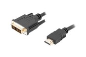 Kabel wyświetlacza - Lanberg adapter cable - HDMI / DVI - 1.8 m - CA-HDDV-10CC-0018-BK