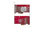 Kontroler, sterownik - StarTech.com - USB adapter - PCIe 3.0 x4 - USB 3.2 Gen 2 x 4 - TAA Compliant - P10Q4A-USB-CARD
