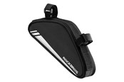 Akcesoria rowerowe - Rockbros B55-BK bicycle bag for frame 0.7 l - black - B55-BK