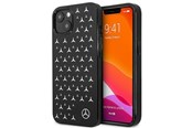 Telefon - Pokrowiec i etui - Mercedes Silver Stars Pattern Case for iPhone 13 mini - Black - 3666339020217