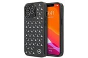 Telefon - Pokrowiec i etui - Mercedes Silver Stars Pattern Case for iPhone 13 Pro / iPhone 13 - Black - 3666339020231