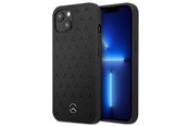 Telefon - Pokrowiec i etui - Mercedes Leather Stars Pattern Case for iPhone 13 mini - Black - 3666339020576