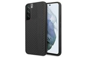 Telefon - Pokrowiec i etui - Mercedes AMG Carbon Stripe&Embossed Case for Samsung Galaxy S22+ - Black - 3666339043650