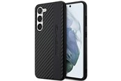 Telefon - Pokrowiec i etui - Mercedes AMG Carbon Stripe&Embossed Case for Samsung Galaxy S23+ - Black - 3666339113100