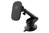 Telefon - Inne akcesoria - Mercedes Silver Stars MagSafe 15W Induction Mount for Dashboard or Windshield - Black - 3666339169831
