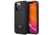 Telefon - Pokrowiec i etui - Mercedes Leather Urban Case for iPhone 15 Pro Max - Black - 3666339171889