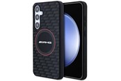 Telefon - Pokrowiec i etui - Mercedes AMG Silicone Carbon Pattern MagSafe Case for Samsung Galaxy S24 - Black - 3666339241728