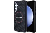 Telefon - Pokrowiec i etui - Mercedes AMG Silicone Carbon Pattern MagSafe Case for Samsung Galaxy S24+ - Black - 3666339241735