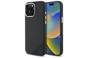Telefon - Pokrowiec i etui - Mercedes MEHMP16L23SUGDK iPhone 16 Pro 6.3" Black/Black Hardcase Silicone Tonal Logo Wood Pattern MagSafe - 3666339326982