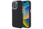 Telefon - Pokrowiec i etui - Mercedes MEHMP16L23SUVSK iPhone 16 Pro 6.3" Black/Black Hardcase Silicone Vertical Tonal Stripes MagSafe - 3666339327064