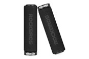 Akcesoria rowerowe - Rockbros BT1001BKBK sponge bicycle handlebar grips - black - BT1001BKBK