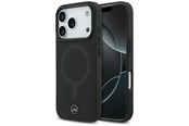 Telefon - Pokrowiec i etui - Mercedes Plain Smooth Leather MagSafe Case for iPhone 17 Pro - Black - 3666339568504