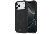 Telefon - Pokrowiec i etui - Mercedes Plain Smooth Leather MagSafe Case for iPhone 17 Pro Max - Black - 3666339568511