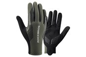 Akcesoria rowerowe - Rockbros cycling gloves spring/summer/autumn full size: XL - green - 8386824304701