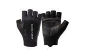 Akcesoria rowerowe - Rockbros cycling gloves spring/summer/autumn short fingers size: S - black - 8386824304589