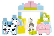 Zabawki dla niemowląt - Ecoiffier 50 pieces Farm Animals Barrel - 7880