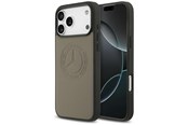 Telefon - Pokrowiec i etui - Mercedes Leather Vintage MagSafe Logo Case for iPhone 17 Pro Max - Beige - 3666339508128